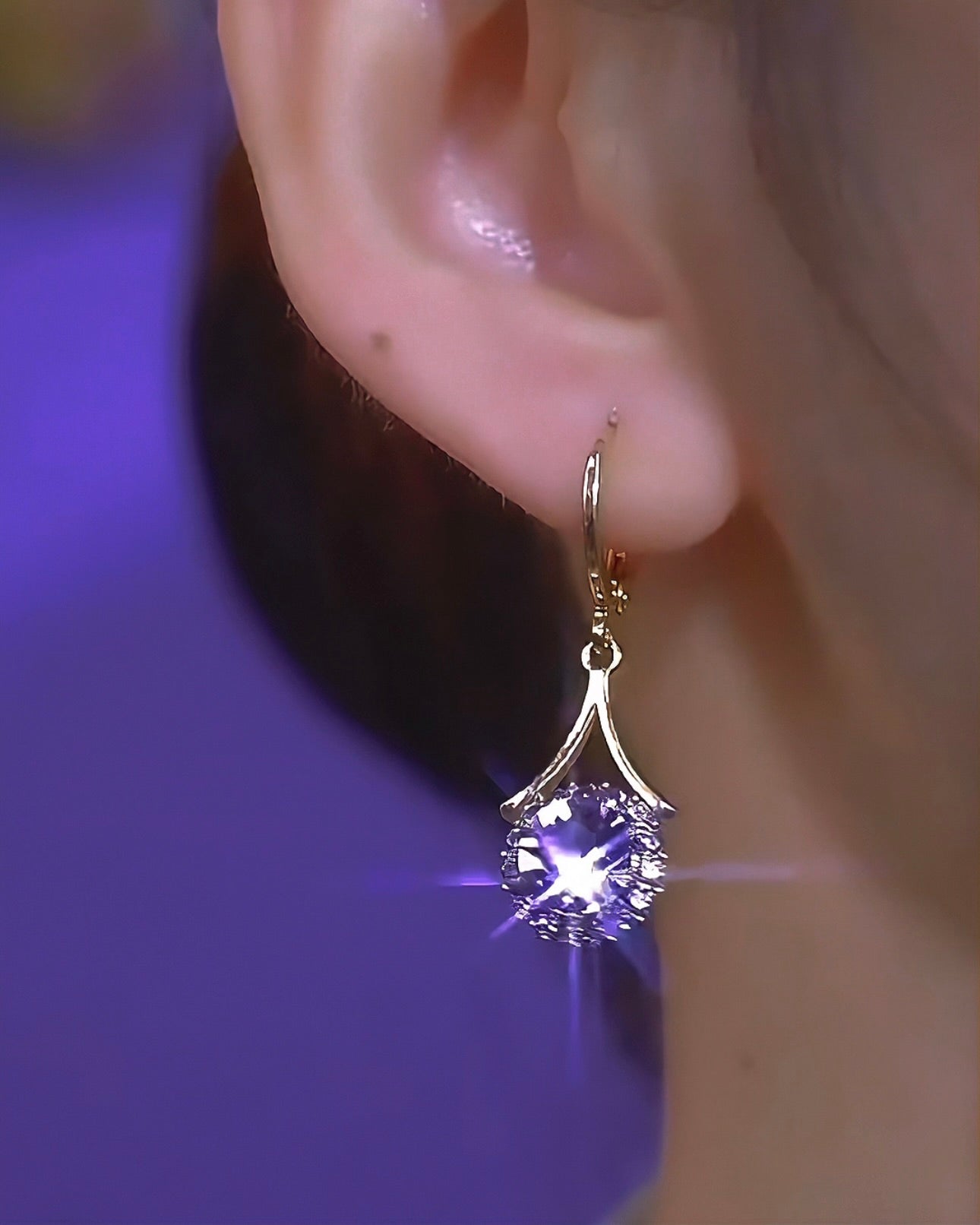 Bezel Earrings